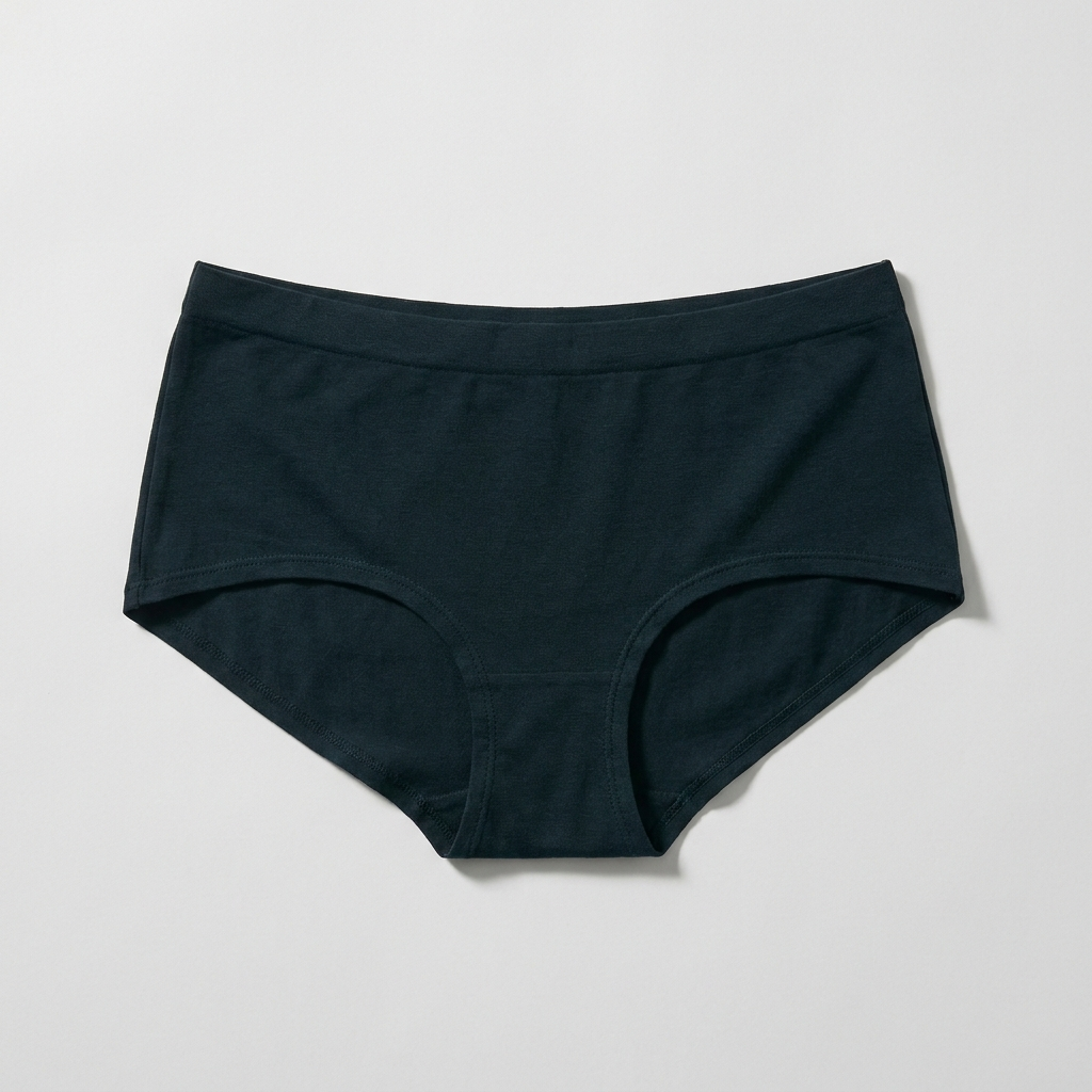 Culotte Hipster coloris Encre, vue à plat