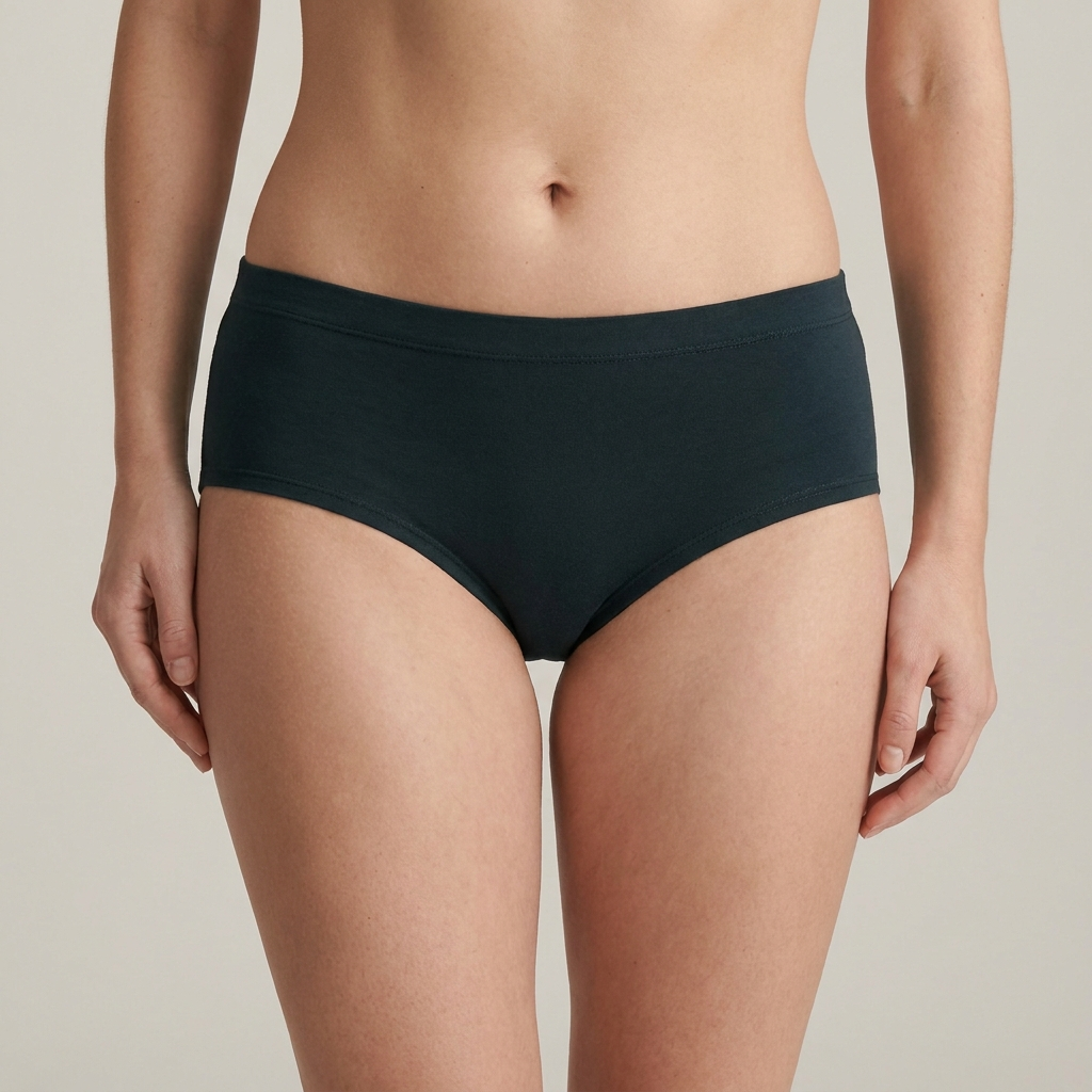Culotte Hipster coloris Encre, portée