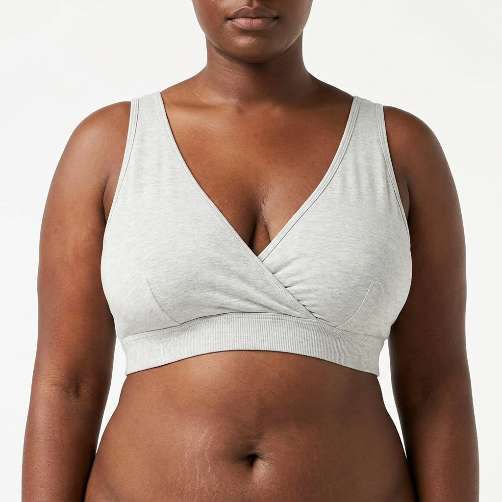 Brassière Intérieur coloris Gris perle, portée